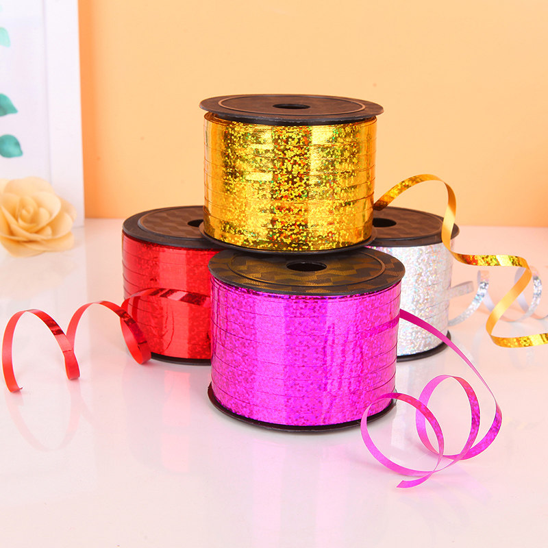 Festive Embroidered Creativity Tied Balloon Rope Laser Balloon Ribbon Wedding Wedding Wedding House Decoration Placement-Taobao