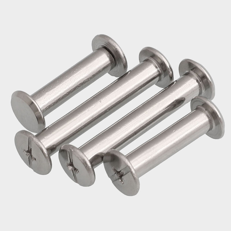 Nickel plated ledger This sample book screw primary-secondary rivet phase book docking to lock binding screw recipes nail 4 5 38