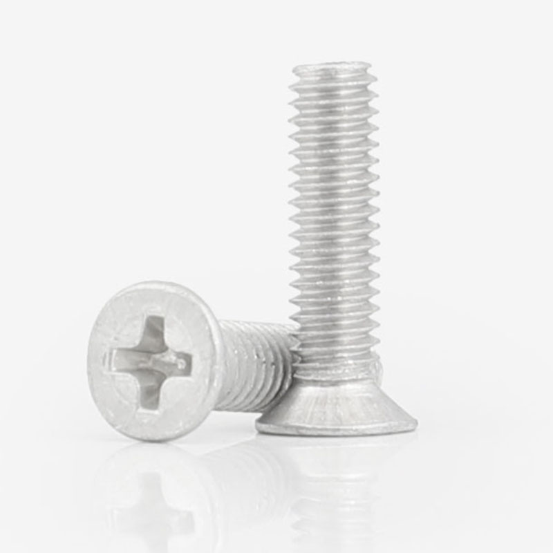 M2M2 M2M2 5M3M4M5M6 * 5 6 8 50 6063 aluminium alloy cross flat head machine tooth screw KM countersunk head screws