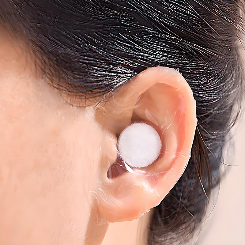 Medical-Grade Waterproof Ear Patches for Adults and Children, Suitable for Bathing and Swimming, Prevent Water from Entering Wounds, Ear Protection Patch, Extra-Large Size with up Film