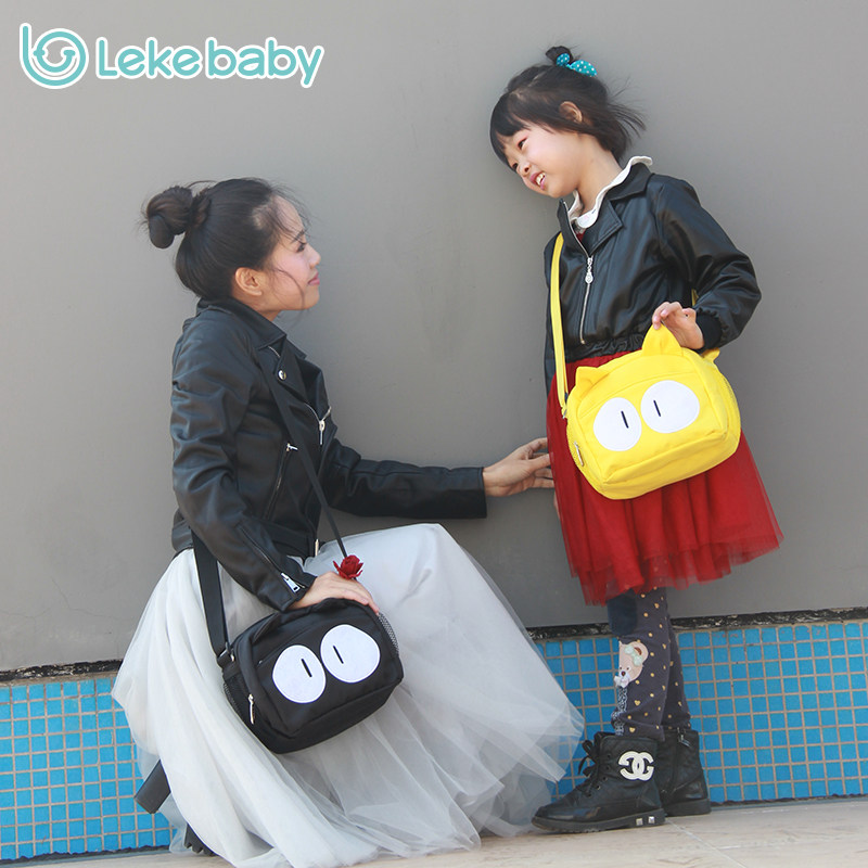 Lecchy mommy bag lightweight small portable shoulder shoulder oblique cross mini baby out multi-function Fashion mother and baby bag