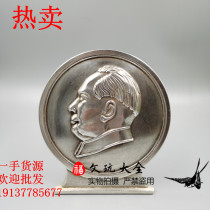 Red Classic Collection Great Man Chairman Mao Bronze Statue Pure Bronze Chairman Bronze Statue Great Man Souvenir Large Desktop Card