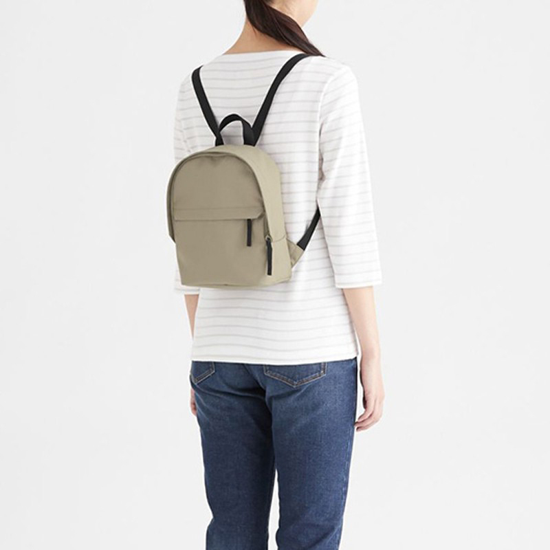 Muji Japanese-Style Backpack Mini Solid Color Small Waterproof Backpack Shopping Small Bag Children's Casual School Bag