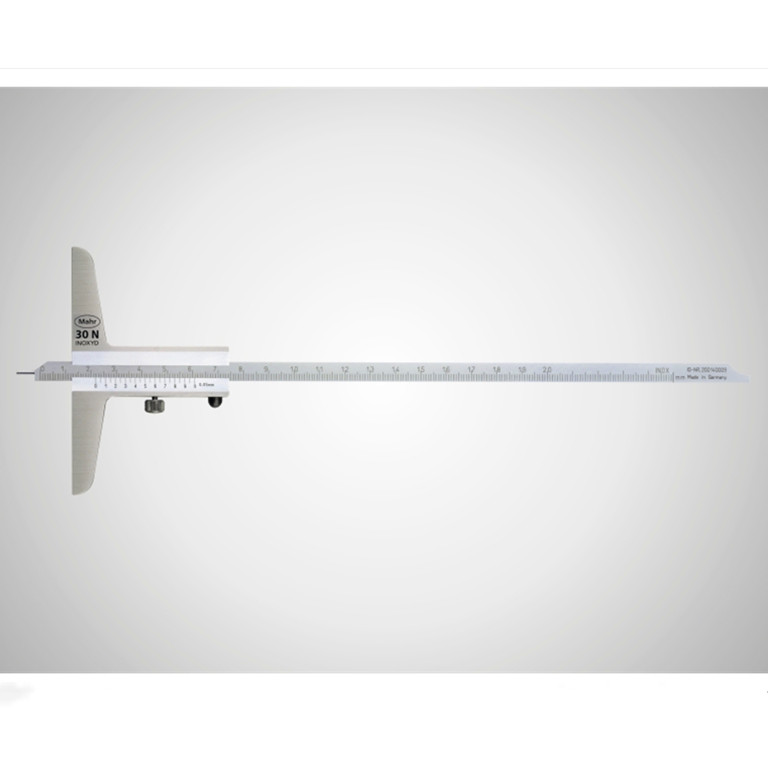 Mahr Deep Custom Cartridge Mahr Deep Scale Mar Deep Scale Surface Dipped Chrome - plated Stainless Steel Depth Feet 30N