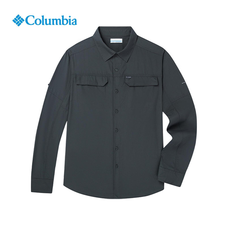 Spring and Summer Columbia Outdoor Men's Jacket Sun Protection Clothing Quick-Drying Long-Sleeved Shirt Ae0651