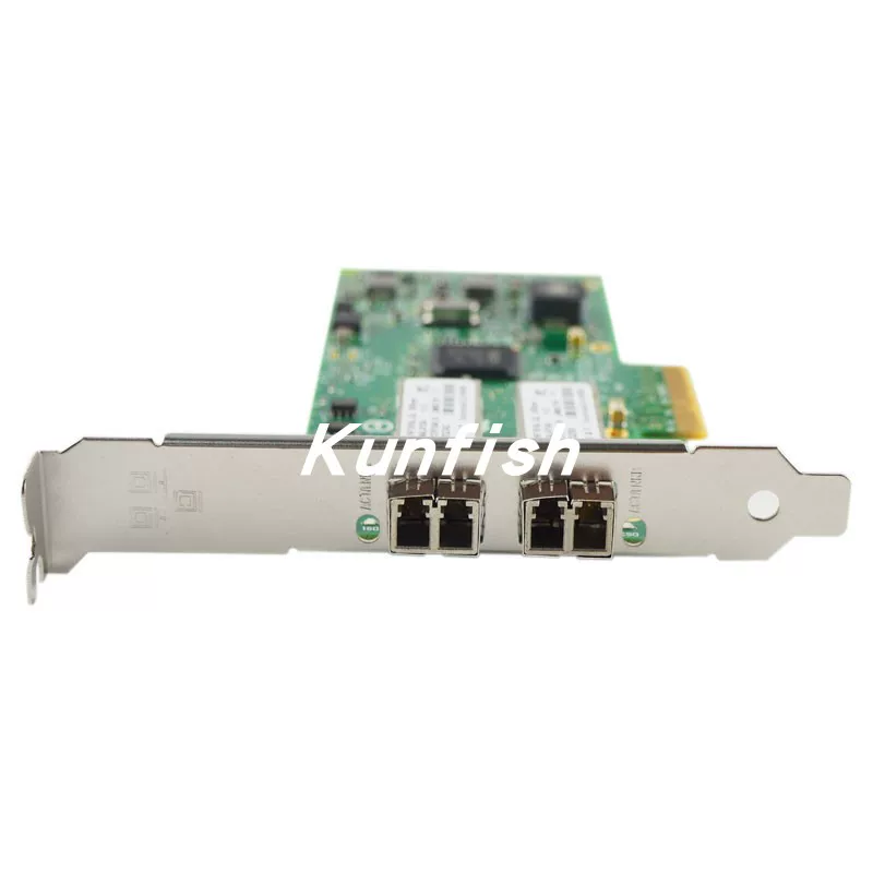 Kunfish PCI-EX4 двойной порт гигабол-файбер сетевой адаптер Intel I350AM2 оригинальный чип двойное соединение LC II350F2-SFP