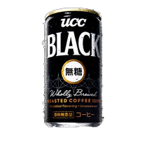 Japan imported UCC UCC American-style ice black ready-to-drink coffee liquid beverage canned full box black label cold extract liquid