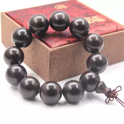Authentic non-red sandalwood's original year hand string agarwood chain men's beads women's lovers