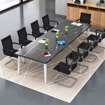 Office furniture conference table simple modern long table small meeting Table Office table and chair combination training negotiation table