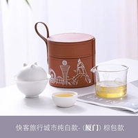 Urban Kuaike Pure White Round Bag (Xiamen) коричневая сумка