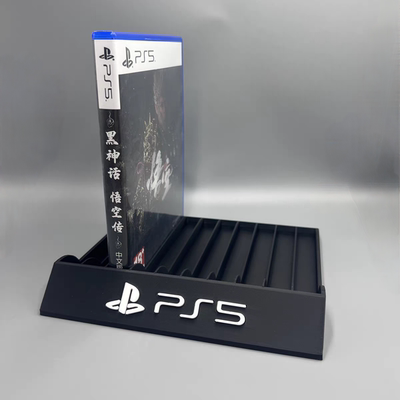 Стеллаж для хранения игровых дисков PS5 Стеллаж для хранения дисков Sony PS4 настольный кронштейн может вместить 10 дисков периферийные устройства консоли PS