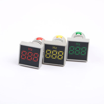 LED Mini AC Frequency Table Number of Small AD16-22 HZMS Square Frost Indicators Hertz Table 22 mm