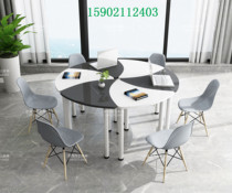 Creative Colour Negotiation Table Training Course Table Group Counselling Activities Room Table And Chairs library Reading students Reading table