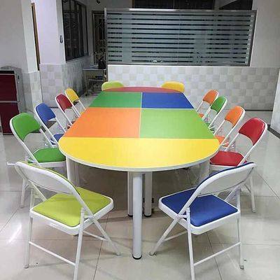 Activity room desks and chairs children's art studio children's art education school desks and chairs robot programming desks and chairs
