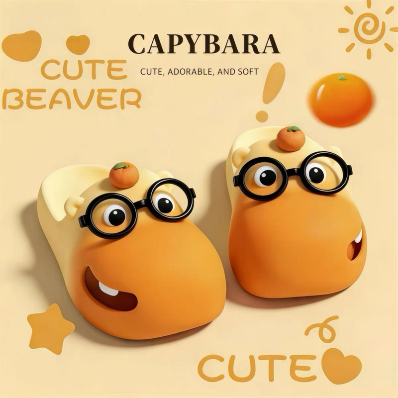 2026 New Capybara Slippers for Women, Suitable for Outdoor Wear in Summer, Eva soft sole Thick-Soled Height-Increasing Cute Beach Sandals 2026 New Capybara Slippers for Women, Suitable for Outdoor Wear in Summer, Eva soft sole Thick-Soled Height-Increasing Cute Beach Sandals