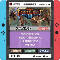 (Tmall Mall)NS switch Torchlight 2 Archive Modification Money level Skill point Attribute point MAX Nintendo Eshop