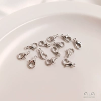 Застежка-карабин из белого золота 301 K56-3 (1 шт.)