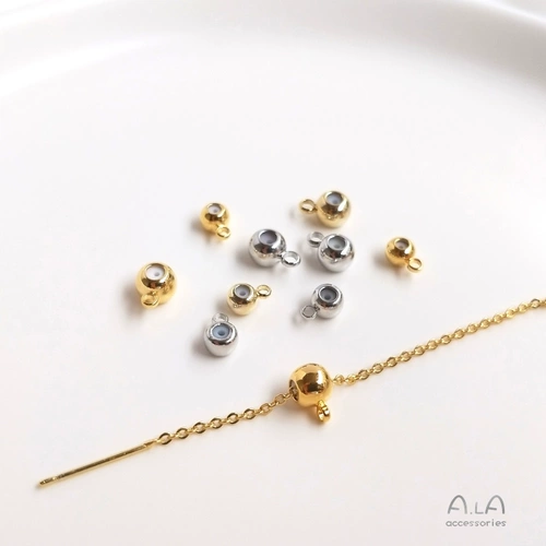 Силиконовый аксессуар, аксессуары, цепь, 18 карат, 14 карат, золотой цвет, функция геолокации