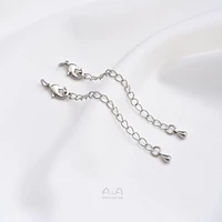 L226-1 Платиновая цепочка на хвост в форме капли воды, 1 шт.