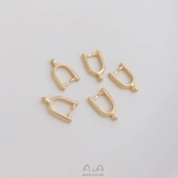 Подвеска, застежка ручной работы, ожерелье, аксессуар, 14 карат