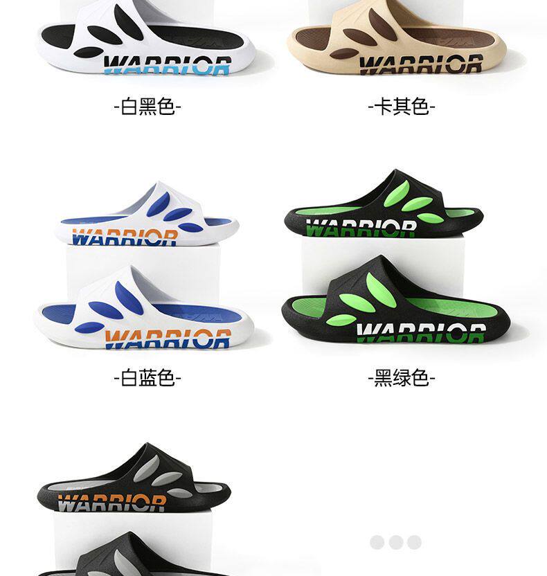 Отдых тапочки 回力夏季新款拖鞋男士上海男鞋运动休闲 𫔮室内沙滩防滑踩屎感凉拖鞋 Warrior