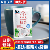 Panda brand coconut coconut milk high concentration concentrated coconut milk 10g small package milk tea shop dessert milk jelly material