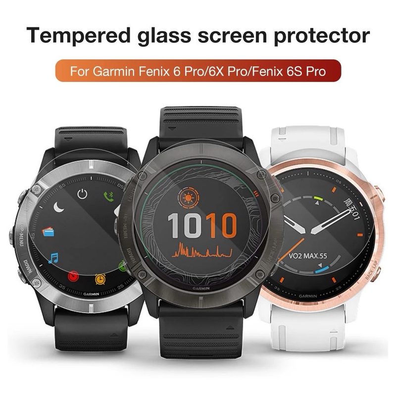 Suitable for Garmin Watches Tempered Glass Screen Protector Fenix6/6Pro/6X/6S/6Spro/6Xpro/235/645 935 245/m 735Xt Fenix 5 Instinct Screen Protector