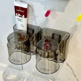 Зубная чашка зубная щетка, набор полки, бесплатная туалетная стена -накрытая стеной с одной рубкой, электрическая зубная щетка, висящая зубная щетка