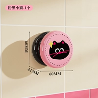 Розовый и черный котенок-1 (крючок/дверная ручка/подъемник крышки унитаза/кнопка смыва)