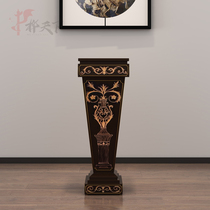 Birch world new Chinese style solid wood flower rack shelf flower pot rack living room floor-standing hanging orchid rack antique flower table