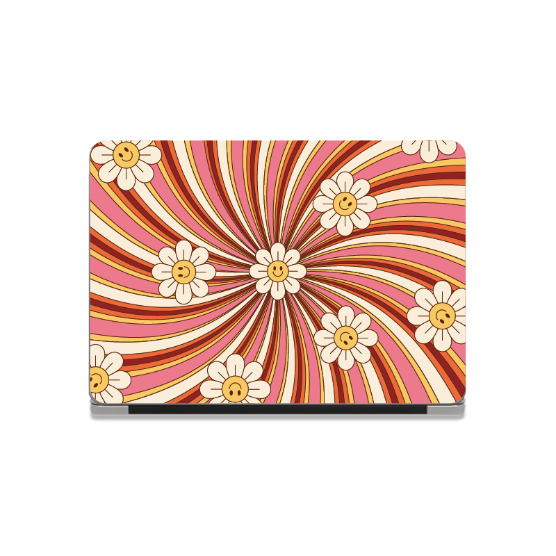 레트로 작은 꽃 맥 13.6 인치 M3 보호 케이스 에어 15 인치 컴퓨터 케이스 Pro13Macbook M2 Pro