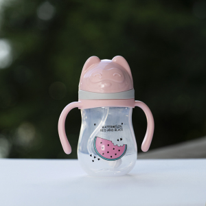 贝优先丨防呛带手柄重力球吸管杯280ml