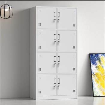 Steel five-section iron filing cabinet with locking off-white office iron information cabinet storage cabinet storage cabinet iron cabinet