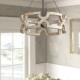 Export Vintage Chandelier American Wood Art American Country Style Living Room Dining Room Mediterranean Pastoral Distressed Round Aisle Light