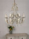 American Simple Crystal Chandelier Princess White Retro French Modern Living Room Dining Room Bedroom Lamp Wedding Dress Shop Lamps