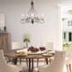 American Retro Chandelier, French Pastoral Wrought Iron Living Room, Dining Room, Bedroom, Balcony, Stairwell, Homestay, Country Candle Lamp