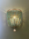 Bohemian Style Wooden Bead Wall Lamp, French Retro Bedroom Bedside Lamp, No-Drill Homestay Ambiance Wall Light, Wabi-Sabi Style