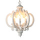 American Retro Candle Chandelier, Pastoral Wood Art, French Country Style, Bedroom, Dining Room, Children's Princess Room, Hallway, Clothing Store