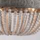 French-Style Pastoral Princess Room Children's Room Vintage Living Room Chandelier Kindergarten American Country Wooden Bead Bedroom Dining Room Lamp