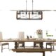 Zhenhao Lighting American Retro Industrial Style Restaurant Cafe Bar Decorative Lighting Light Fixtures Light Brown Wooden Long Pendant Lamp