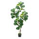 Nordic Artificial Plant Ficus Lyrata Large Bionic Fake Green Plant Potted Indoor Living Room Shopping Mall Opening Floor-Standing Potted Plant
