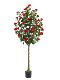High-End Artificial Green Plant Camellia Tree Indoor Living Room Floor-Standing Fake Rose Plant Potted Light Luxury Decorative Ornament