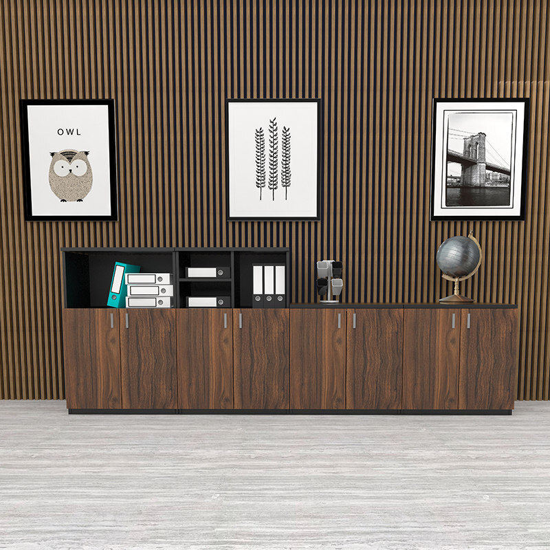 Office furniture fashion wooden file cabinet low cabinet storage cabinet file data cabinet office cabinet combination