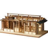 Серия серии HC Китайский стиль Столкой Стол Столки DIY Материал Материал дерево