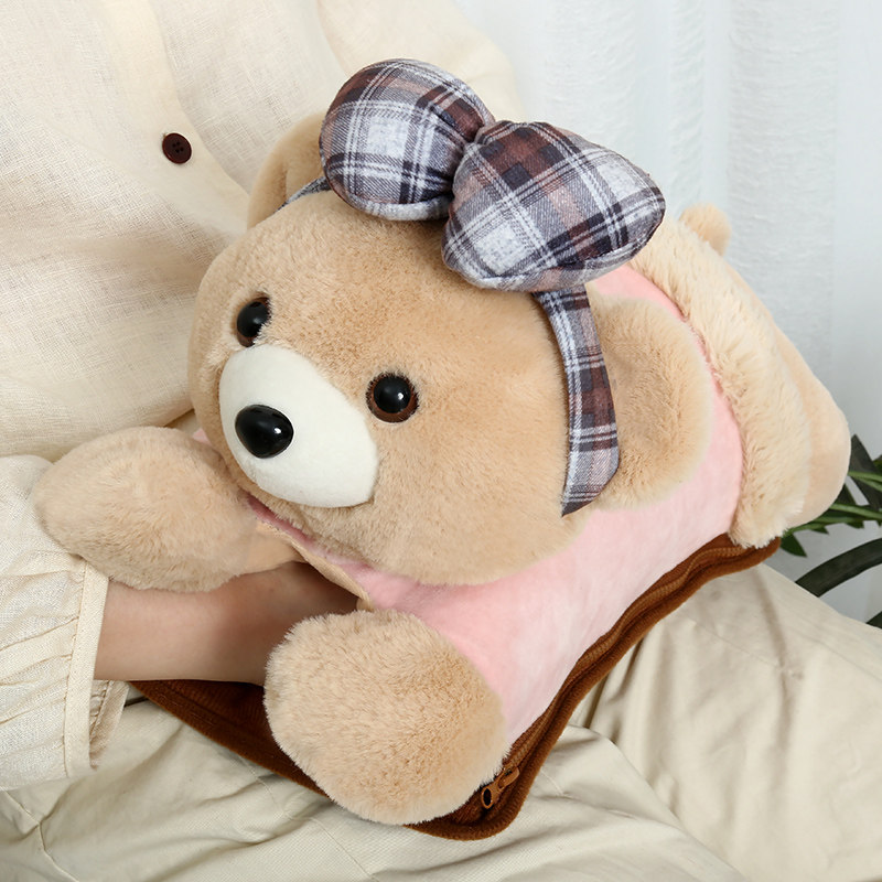 Plush Dogs Electric Hot Water Bag Warm Girls Warm Waist Puppies Warm Water Treasure Cute Hand Comfort Charged Warm Hand Bag-Taobao