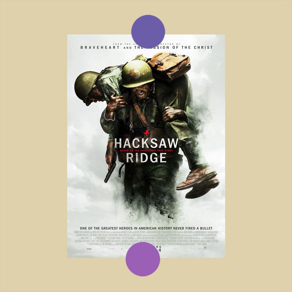 Homemade postcard small card 5 inch 6 inch 8 inch bloody hacksaw Ridge movie poster decoration painting a1a27a03