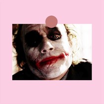Homemade postcard small card clown Joker Batman Dark Knight Poster Decoration Painting a1a07a30