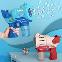 Bubble blowing machine shake sound same Net Red Girl heart ins fully automatic camera Childrens electric toy gun anti-leakage