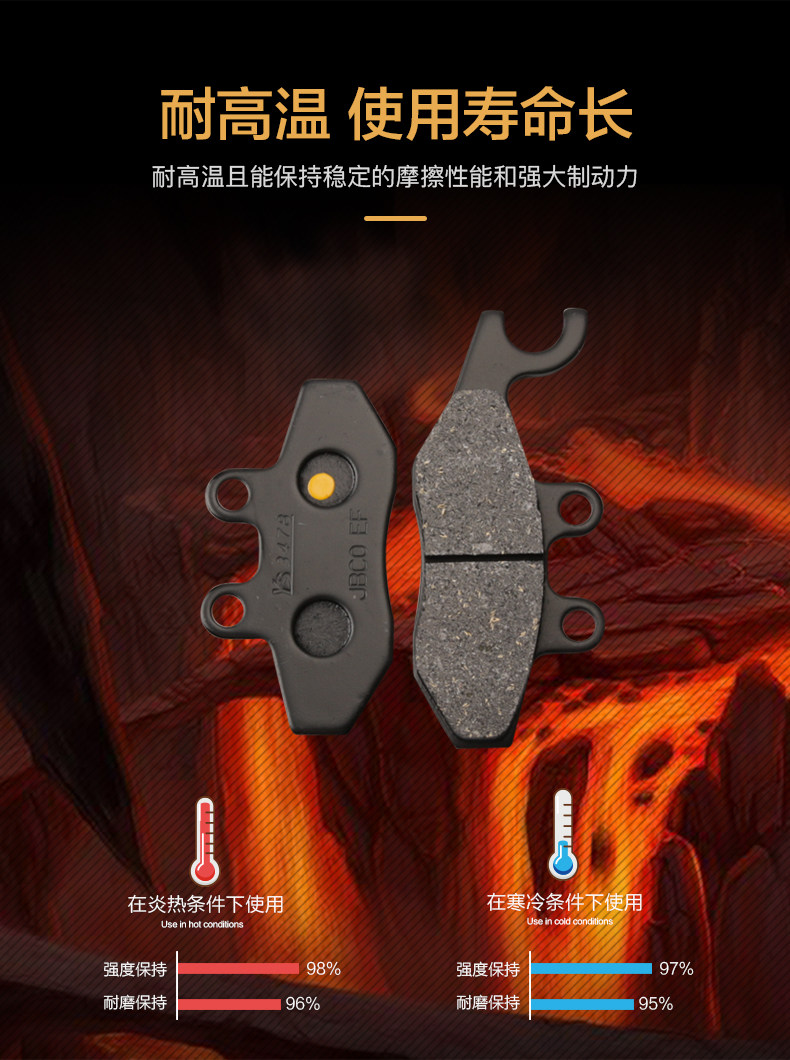 Piaggio MP 3 500 hpe inverted three-wheel pedal motorcycle front and rear brake pads disc brake pads accessories