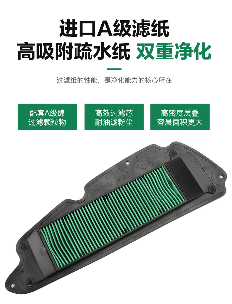 Suitable for motorcycle Forza350 Fosha 350 NSS350 air filter air filter element filter accessories